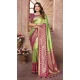 Banarasi Tissue Silk Woven Work Traditional Wear Saree In Perot Green - 11263199970