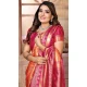 Banarasi Tissue Silk Woven Work Traditional Wear Saree In Orange - 11263199971