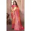 Banarasi Tissue Silk Woven Work Traditional Wear Plus Size Saree In Orange - 11263199971