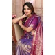 Banarasi Tissue Silk Woven Work Traditional Wear Saree In Purple - 11263199973