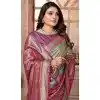 Banarasi Tissue Silk Woven Work Traditional Wear Plus Size Saree In Sea Green - 11263199974