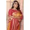 Banarasi Tissue Silk Woven Work Traditional Wear Plus Size Saree In Yellow - 11263199975