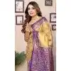 Banarasi Silk Woven Work Party Wear Plus Size Saree In Gold - 11264199978