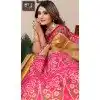 Banarasi Silk Woven Work Party Wear Plus Size Saree In Light Mustard - 11264199979