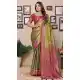 Banarasi Silk Woven Work Party Wear Saree In Mehendi Green - 11264199980