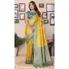 Tissue Silk Woven Work Traditional Wear Plus Size Saree In Multi Color - 11258199938