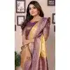Multi Color Woven Work Tissue Silk Traditional Wear Plus Size Saree - 11258199939