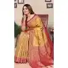 Multi Color Banarasi Tissue Silk Woven Work Traditional Wear Plus Size Saree - 11258199940