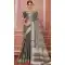 Nylon Zari Work Traditional Party Wear Saree In Green - 11276200052