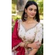Vichitra Silk Embroidered Party Wear Lehenga Choli In Cream - 11318200277