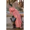 Peach Organza Silk Weaving Work Party Wear Plus Size Saree - 11292200114