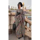 Grey Organza Silk Weaving Work Party Wear Saree - 11292200116