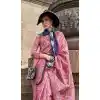 Pink Organza Silk Weaving Work Party Wear Plus Size Saree - 11292200119