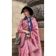 Pink Organza Silk Weaving Work Party Wear Saree - 11292200119