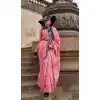 Pink Organza Silk Weaving Work Party Wear Plus Size Saree - 11292200119
