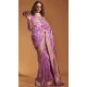 Satin Resham Work Designer Party Wear Saree In Lavender - 11302200182