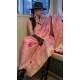 Pink Habotai Silk Resham Work Party Wear Saree - 11307200212