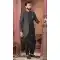 Grey Silk Sequins Work Readymade Men Wedding Wear Sherwani - 11470201169