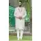 Off White Silk Resham And Stone Work Wedding Wear Men Sherwani - 11471201205