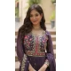 Onion Pink Faux Georgette Sequins Embroidered Anarkali Salwar Suit - 11491201308