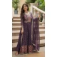 Onion Pink Faux Georgette Sequins Embroidered Anarkali Salwar Suit - 11491201308