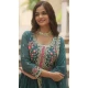 Rama Blue Faux Georgette Sequins Embroidered Anarkali Salwar Suit - 11491201309