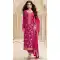 Viscose Jacquard Embroidered Party Wear Salwar Suit In Rani Pink - 11386200581