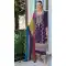 Purple Chinon Silk Embroidered Party Wear Palazzo Salwar Suit - 11388200589