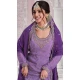 Light Lavender Chinon Embroidery Work Party Wear Sharara Suit - 11472201230