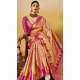 Multi Color Banarasi Silk Weaving Work Traditional Wear Saree - 11291200111