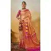 Multi Color Banarasi Silk Weaving Work Traditional Wear Plus Size Saree - 11291200111