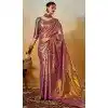 Multi Color Banarasi Silk Weaving Work Traditional Wear Designer Plus Size Saree - 11291200112