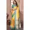 Yellow Banarasi Tissue Silk Jacquard Work Traditional Wear Saree - 11265199983