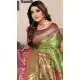 Banarasi Tissue Silk Jacquard Work Ethnic Wear Saree In Light Green - 11266199991