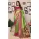 Banarasi Tissue Silk Jacquard Work Ethnic Wear Saree In Light Green - 11266199991