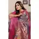 Banarasi Tissue Silk Jacquard Work Ethnic Wear Saree In Purple - 11266199993