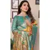 Banarasi Tissue Silk Jacquard Work Ethnic Wear Plus Size Saree In Mustard - 11266199994