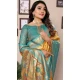 Banarasi Tissue Silk Jacquard Work Ethnic Wear Saree In Mustard - 11266199994