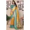 Banarasi Tissue Silk Jacquard Work Ethnic Wear Plus Size Saree In Mustard - 11266199994