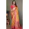 Mustard Banarasi Tissue Silk Jacquard Work Ethnic Wear Saree - 11268200005