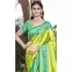 Art Silk Weaving Zari Work Party Wear Saree In Parrot Green - 11392200613