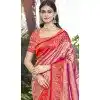 Art Silk Weaving Zari Work Party Wear Plus Size Saree In Lilac - 11392200616