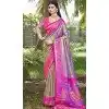 Art Silk Weaving Zari Work Party Wear Plus Size Saree In Purple - 11392200617