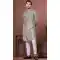 Mehendi Green Cotton Digital Print Work Party Wear Men Kurta Pajama - 11468201082