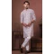 Sky Pink Soft Cotton Digital Print Work Function Wear Men's Kurta Pajama - 11468201094