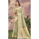 Pista Green Art Silk Printed Work Traditional Wear Saree - 11411200683