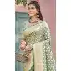 Mint Green Art Silk Printed Work Traditional Wear Plus Size Saree - 11411200685