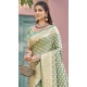 Mint Green Art Silk Printed Work Traditional Wear Saree - 11411200685