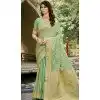 Art Silk Zari Work Designer Party Wear Plus Size Saree In Mint Green - 11412200688