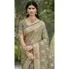 Art Silk Zari Work Designer Party Wear Plus Size Saree In Grey - 11412200690